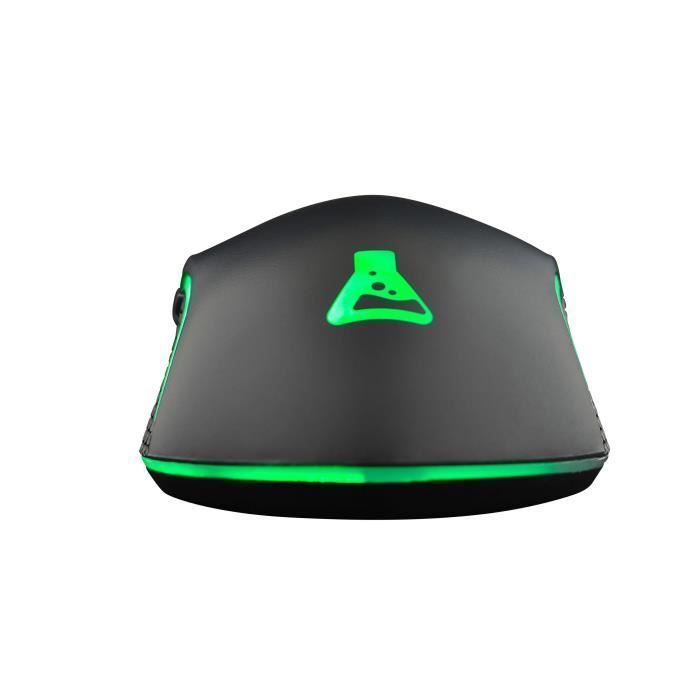 Souris Gamer Sans Fil Kult-krypton Noir