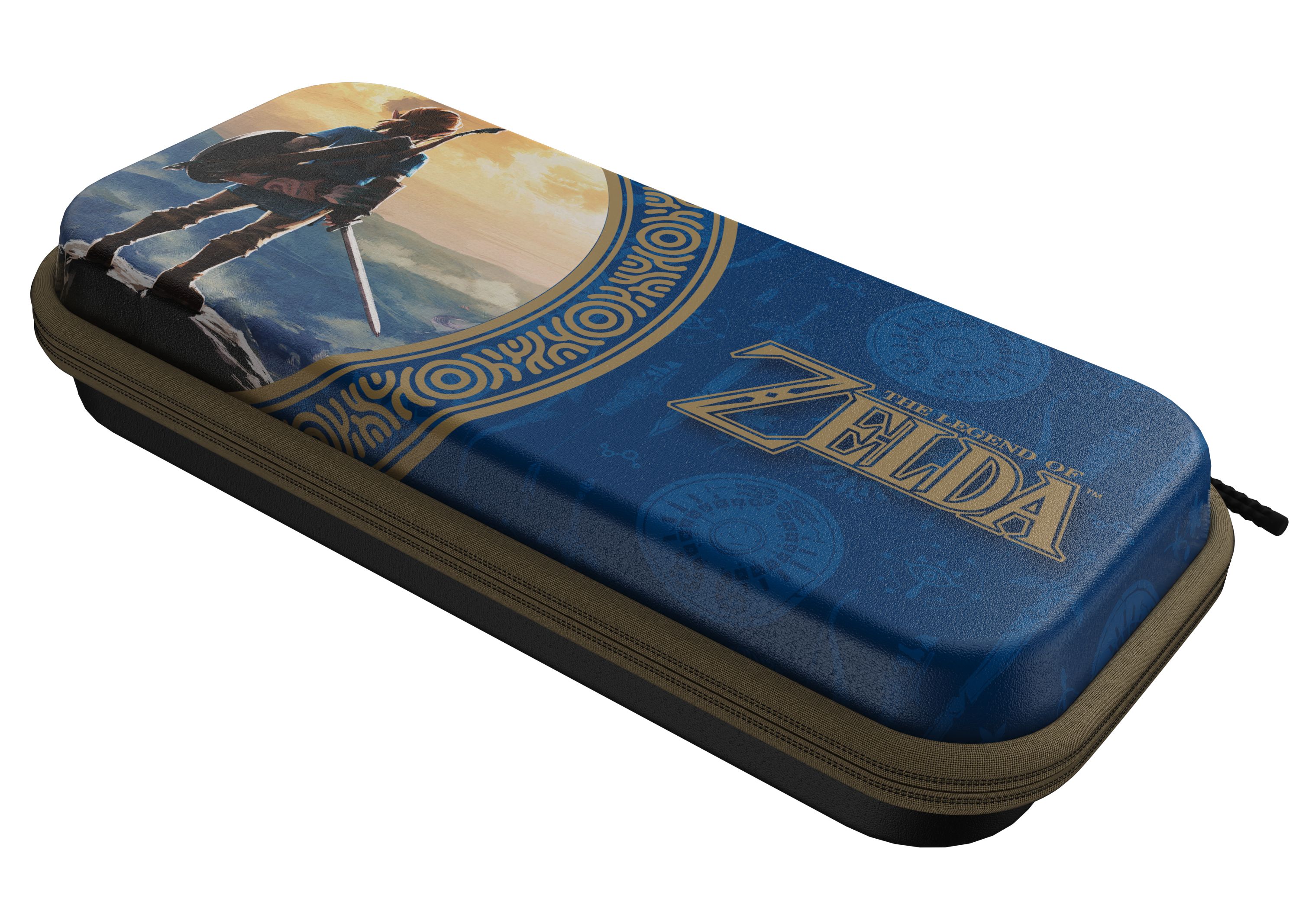 PDP Étui de voyage : Hyrule Blue, Pour Nintendo Switch, Nintendo Switch Lite et Nintendo Switch - Modèle OLED