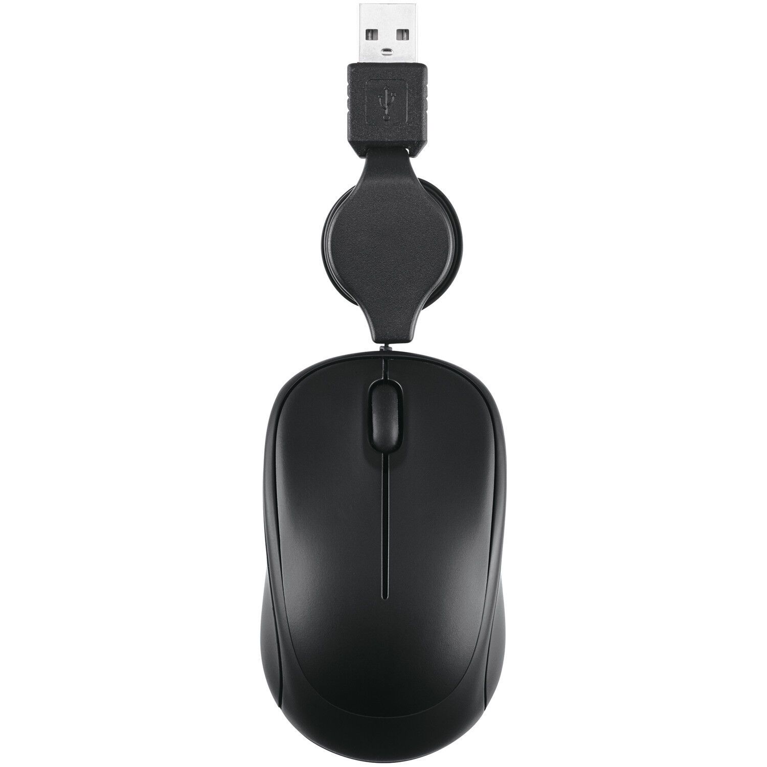 Souris à câble rétractable PSMM1017BK - Noir POSS