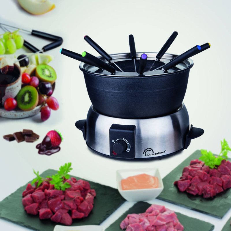Appareil  raclette et fondue Little Balance 8386, 8 personnes 800 W capacité 1,8L