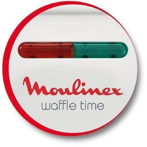 Moulinex Wj70112 Gaufrier Electrique Waffle Time - Blanc