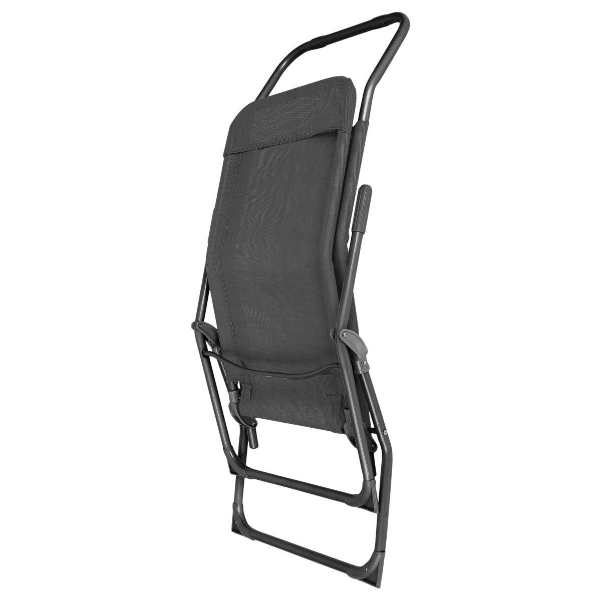 Transat "siesta" En Acier Gris Hespéride