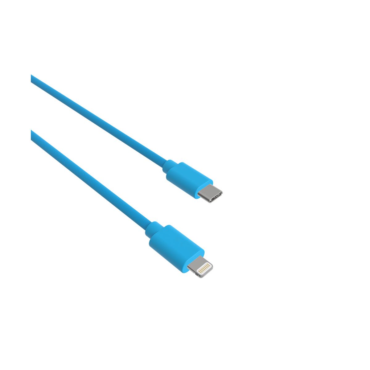 Câble Lightning Vers Usb-c Pd 12w Charge Et Synchronisation Collection Pop 1,5m Bleu Jaym