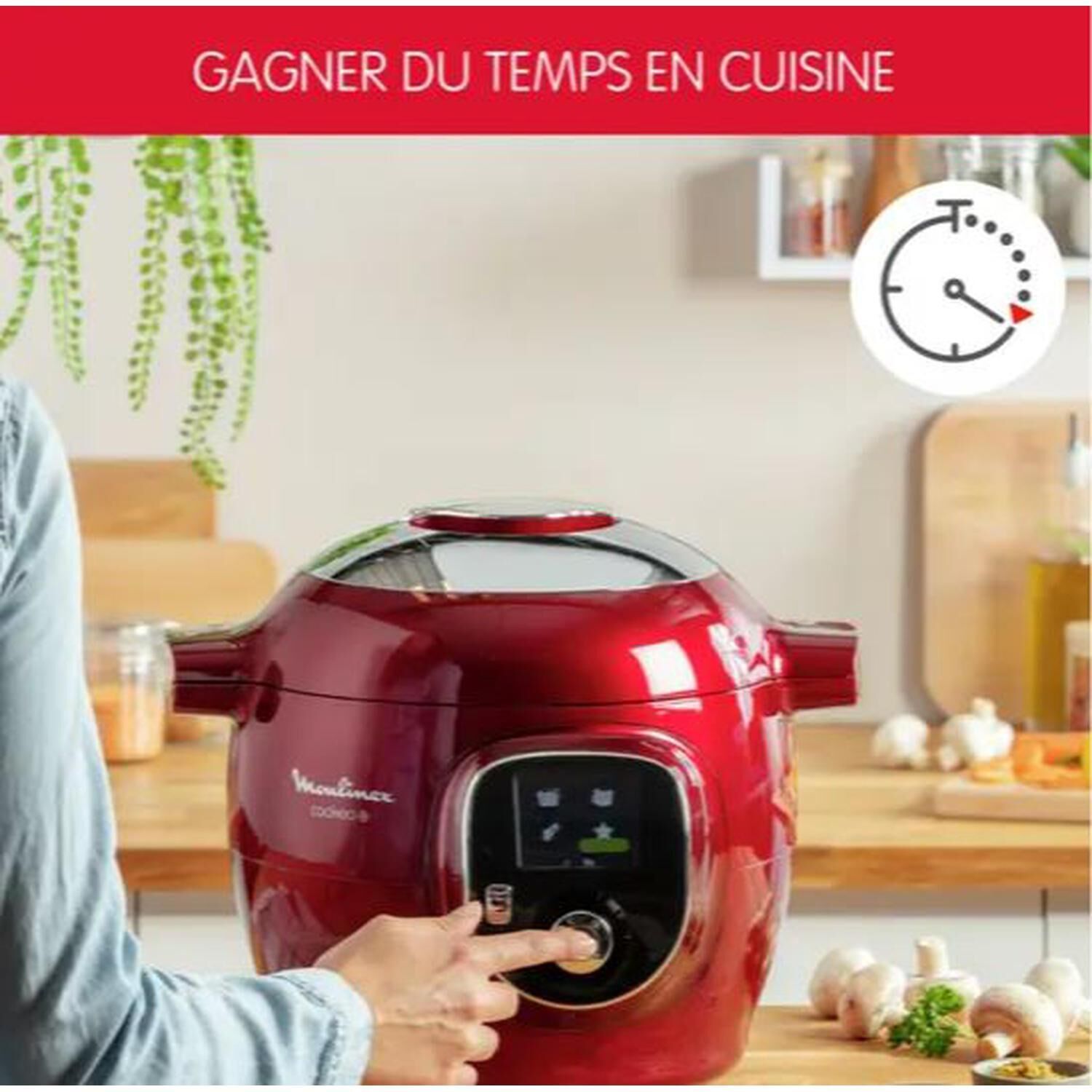 Multicuiseur Cookeo+ 180 recettes CE85B510 MOULINEX