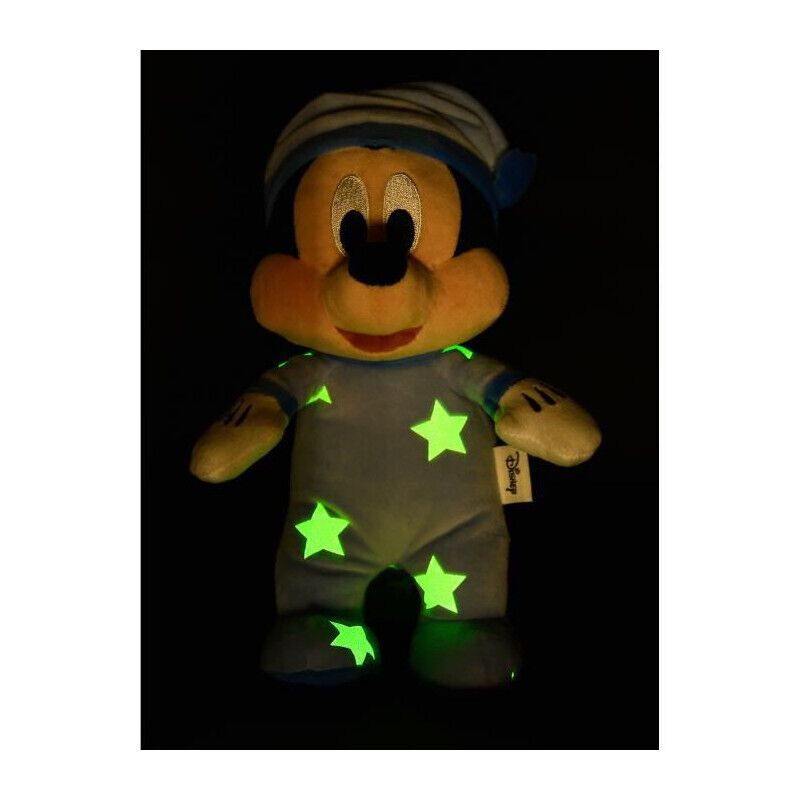 Peluche Disney Mickey Phosphorescente - 25 X 13 13 Cm - Impression Lum