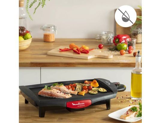 Moulinex Plancha Accessimo - Cb560811 - 1800 W - Noir