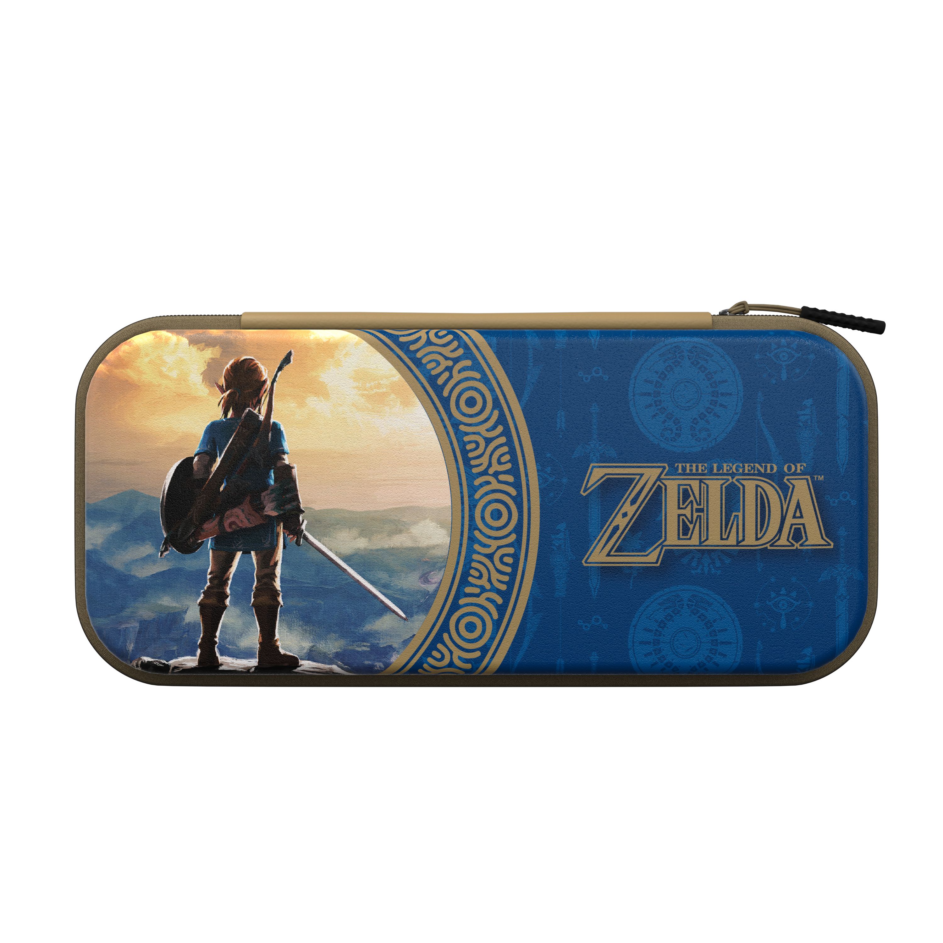 PDP Étui de voyage : Hyrule Blue, Pour Nintendo Switch, Nintendo Switch Lite et Nintendo Switch - Modèle OLED