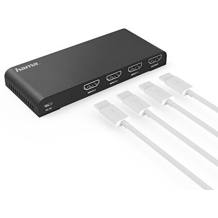 Commutateur HDMI noir 4k 3 x 1