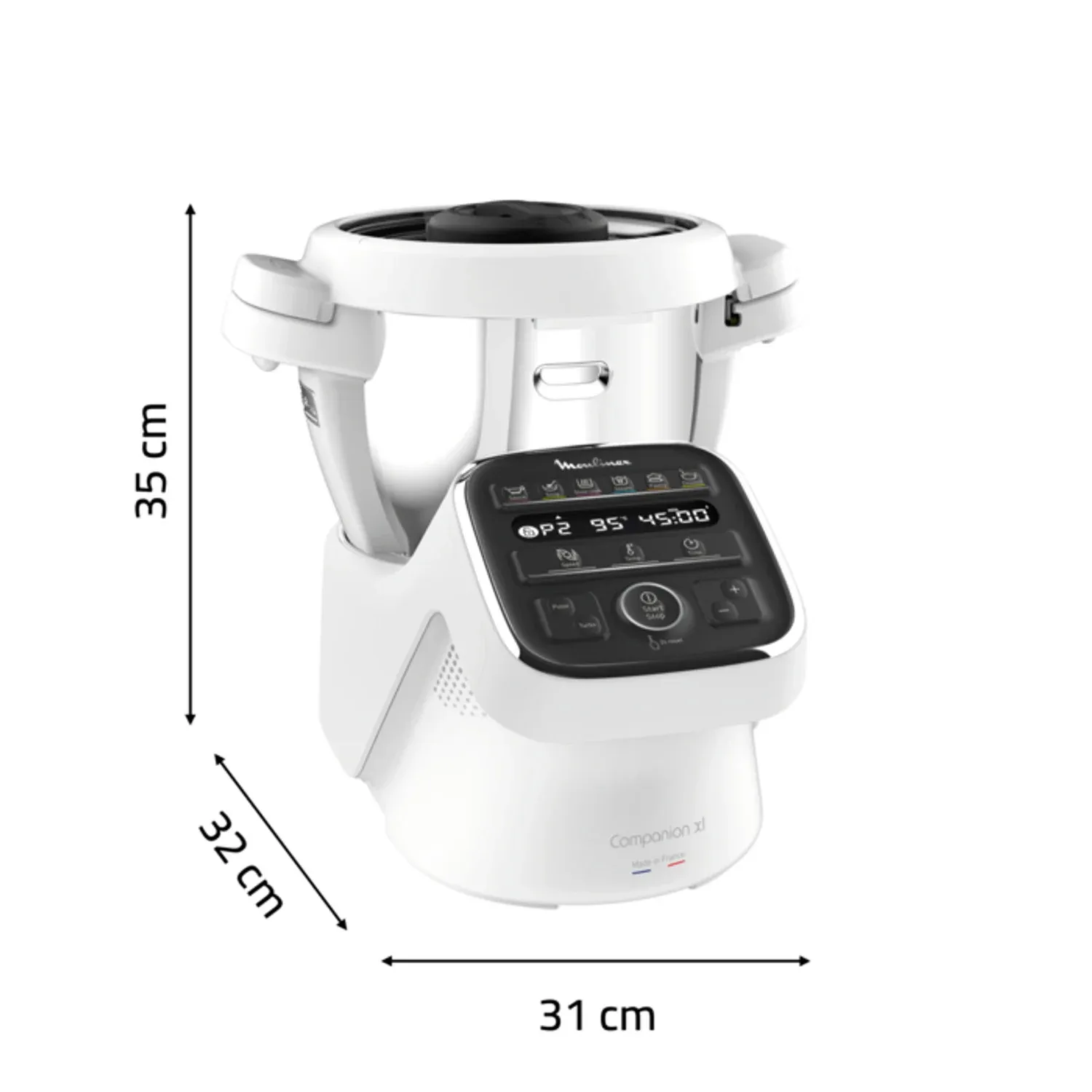 Robot cuiseur multifonctions Companion XL HF80DB10 MOULINEX
