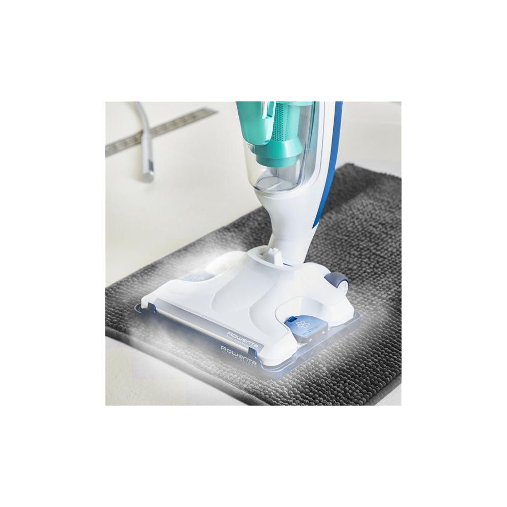 Aspirateur Vapeur 2-en-1 Clean & Steam Revolution Ry7777wh Blanc 25,9 X 31,2 X 119 Cm Rowenta