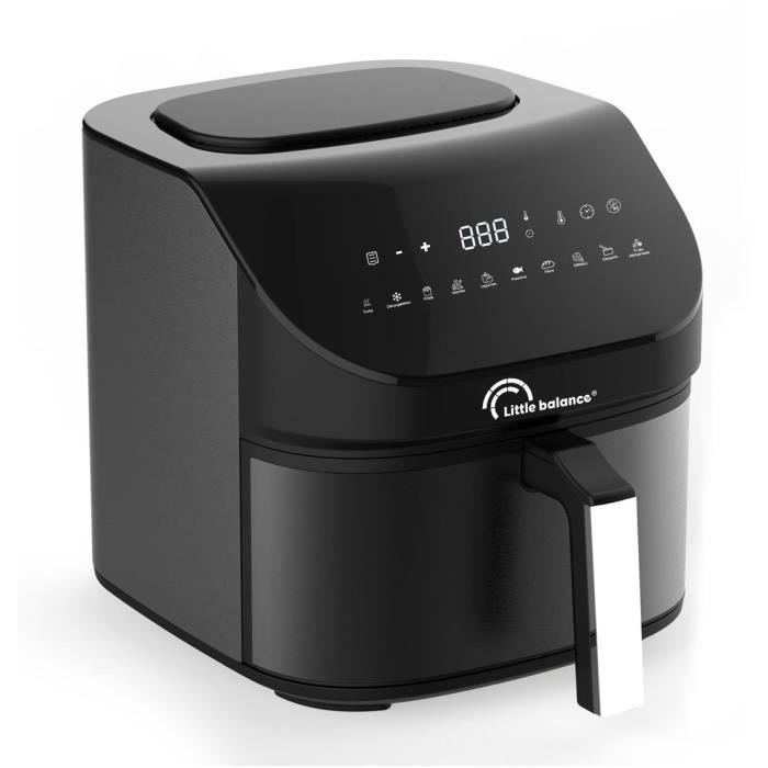 Friteuse Sans Huile  - Crousty Light Xl - Capacité 7l - Jusqu'a 1,3kg De Frites - 10 Programmes De Cuisson - 1600w