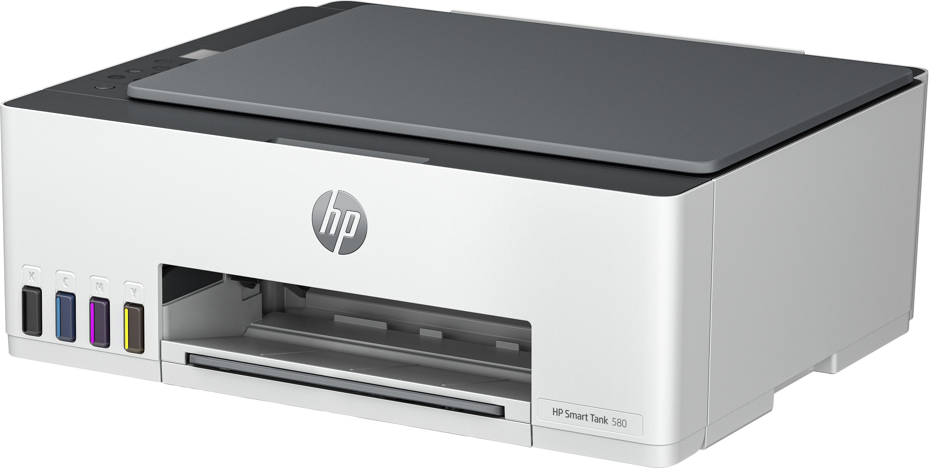 HP Smart Tank Imprimante Tout-en-un 580, Home and home office, Print, copy, scan, Wireless; High-volume printer tank; Print from phone or tablet; Scan to PDF