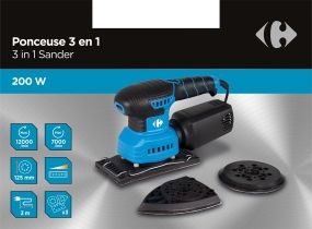 Ponceuse 3 en 1 200W CARREFOUR