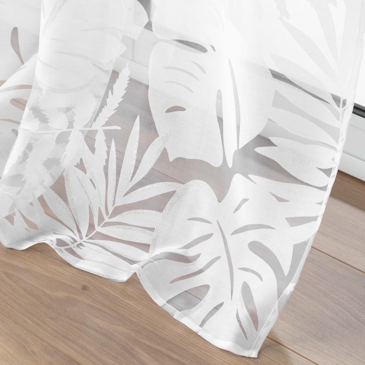 Rideau Voilage À Œillets "magnolia" 140x240cm Blanc