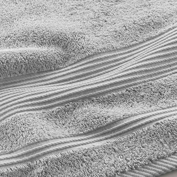 Drap De Bain "tendresse" 90x150cm Gris Perle