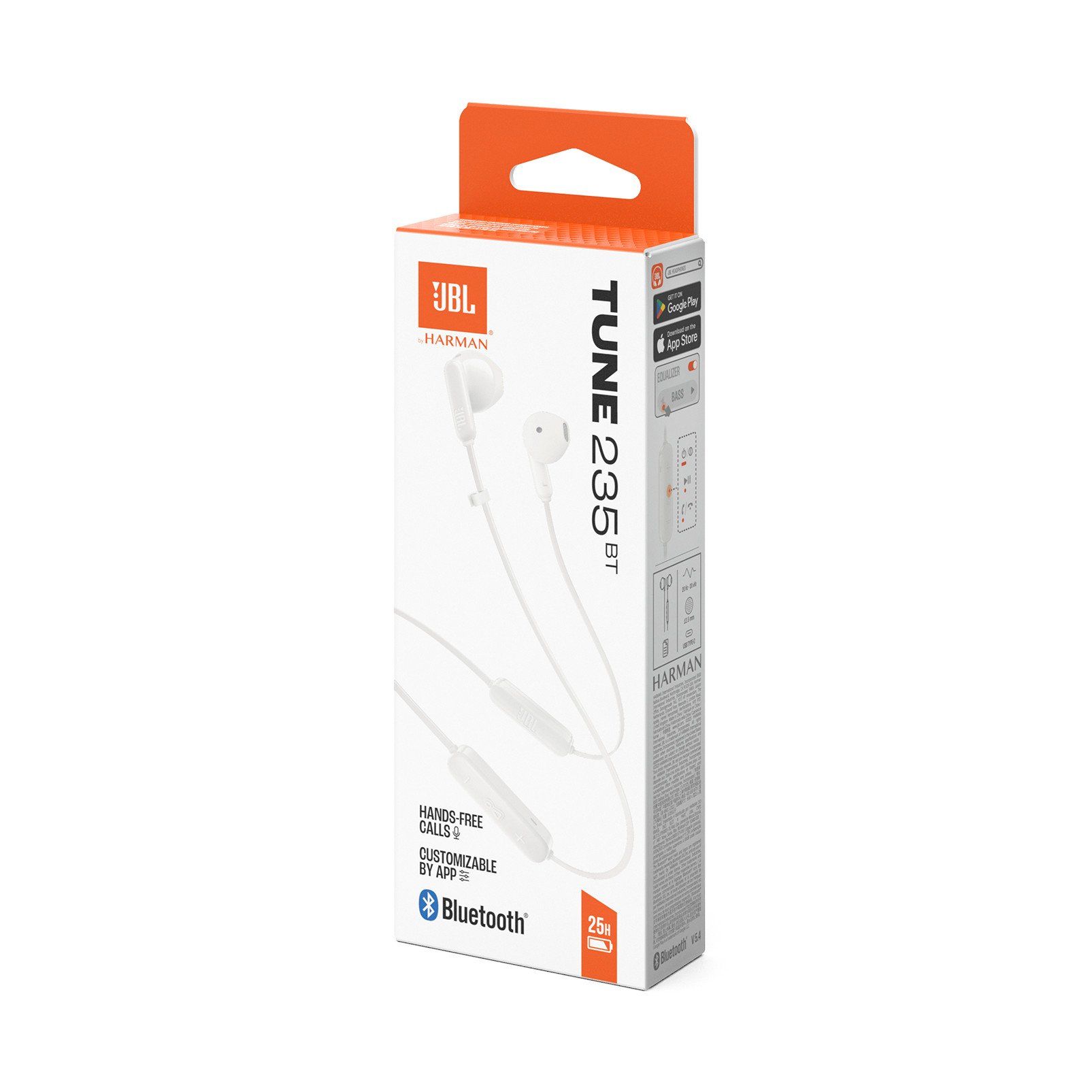 Ecouteurs sans-fil T235BTWHT JBL