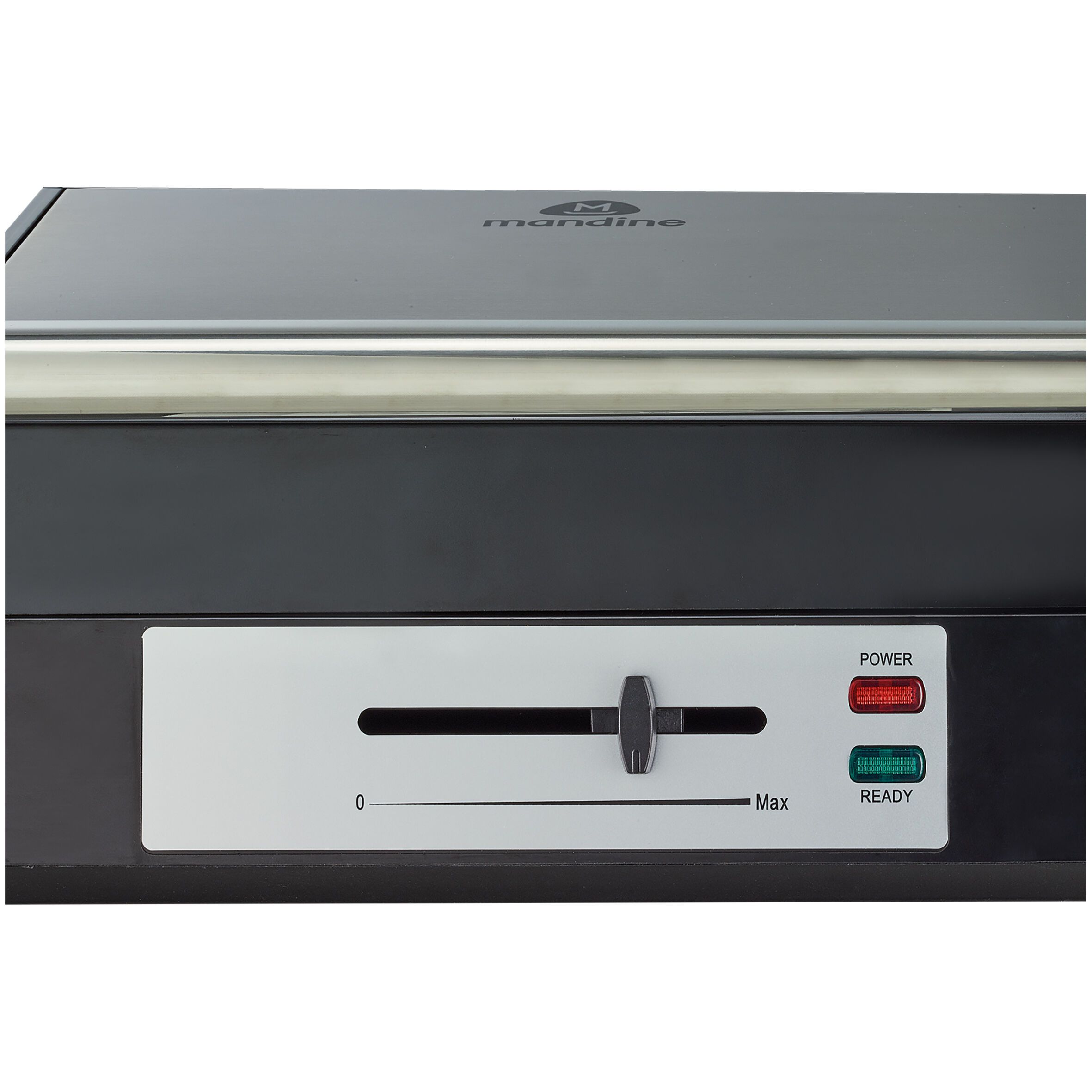 Grille viande et barbecue - MMG2000-22 - Inox/Noir MANDINE