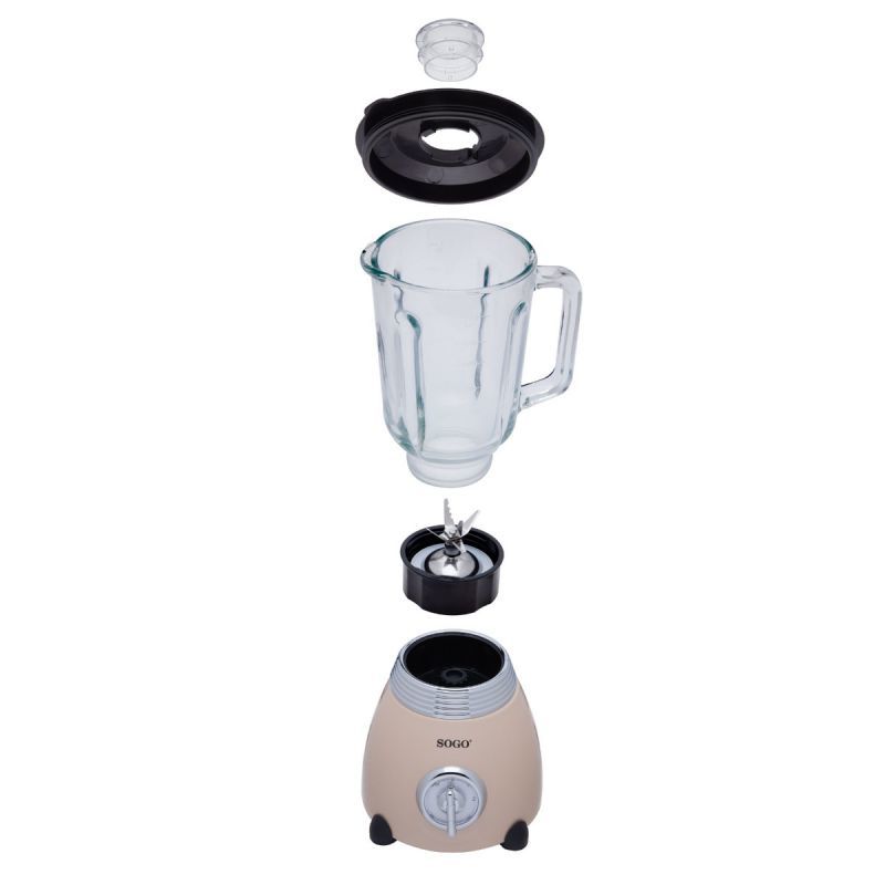 Sogo Bat-ss-5565 Blender Mixeur De Cuisine Beige