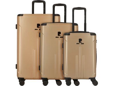 Lot de 3 valises Pierre Cardin - Pink Gold