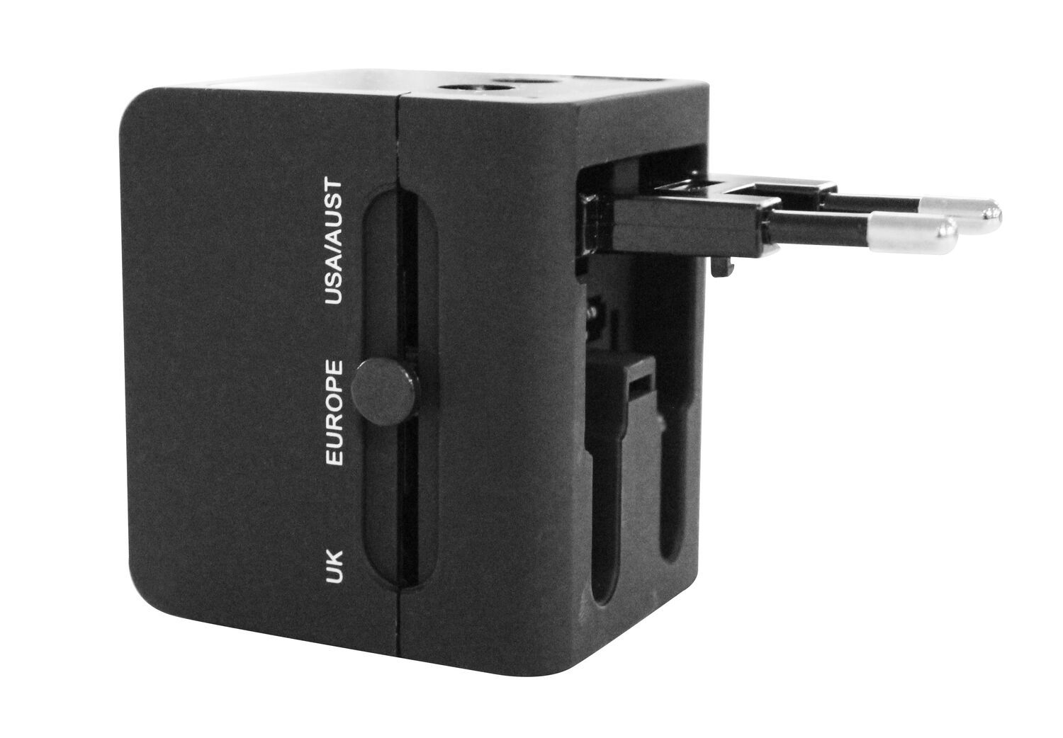Adaptateur universel + port usb noir SODIFAC