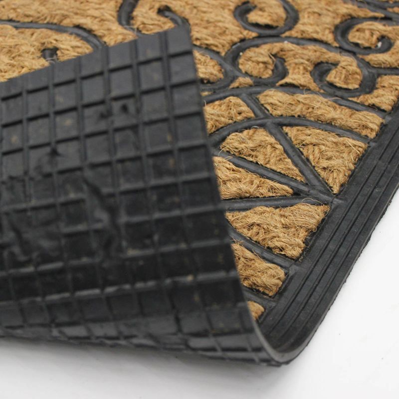 Paillasson Demi-lune "marquis" 40x60cm Naturel