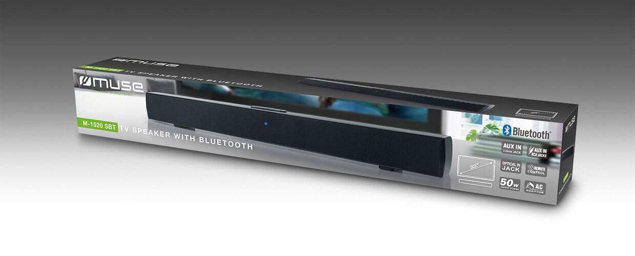 Muse M-1520 Sbt Haut-parleur Soundbar Noir 50 W