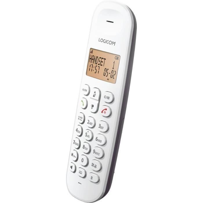 Téléphone Fixe Sans Fil - - Dect Iloa 150 Solo - Aubergine - Sans Répondeur