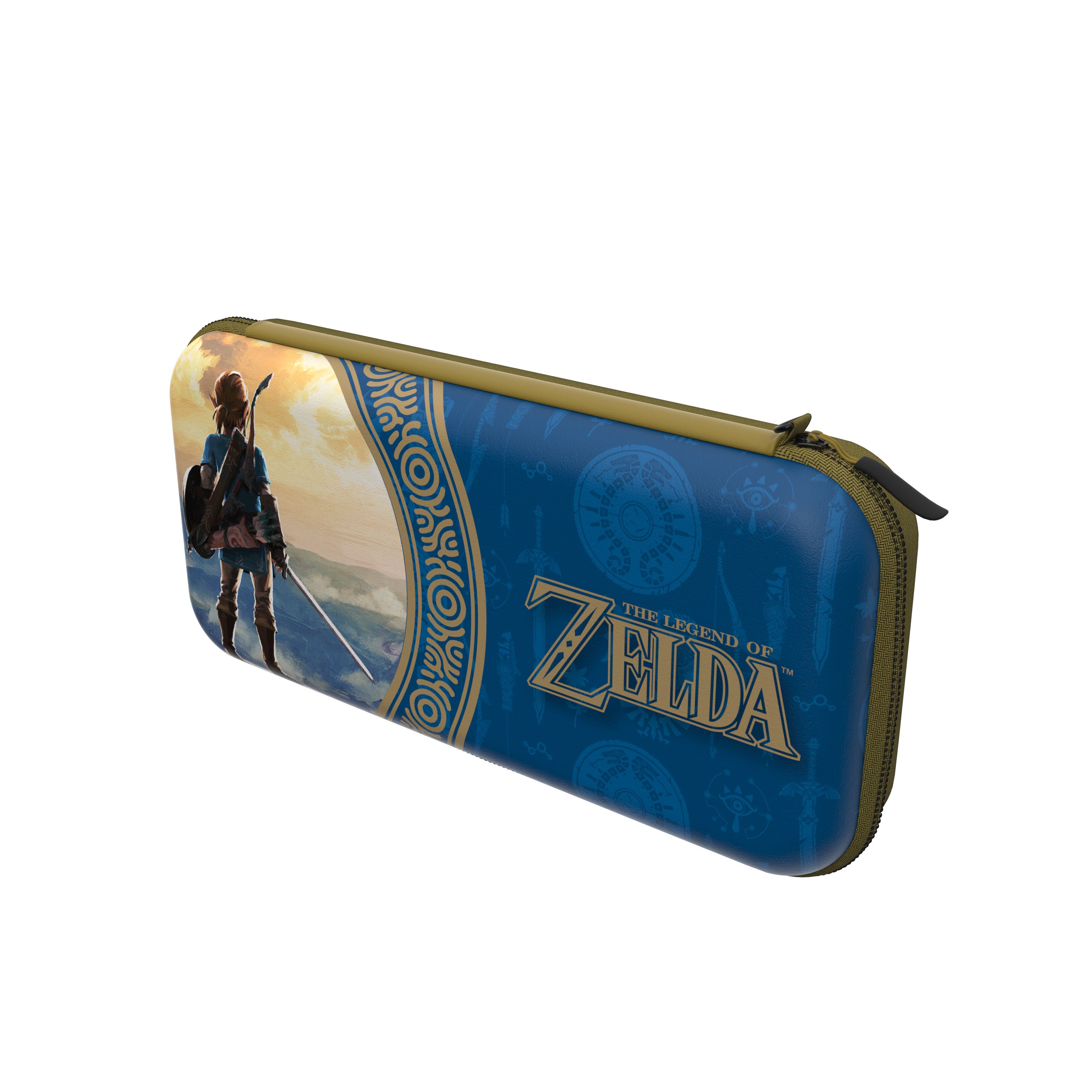 PDP Étui de voyage : Hyrule Blue, Pour Nintendo Switch, Nintendo Switch Lite et Nintendo Switch - Modèle OLED