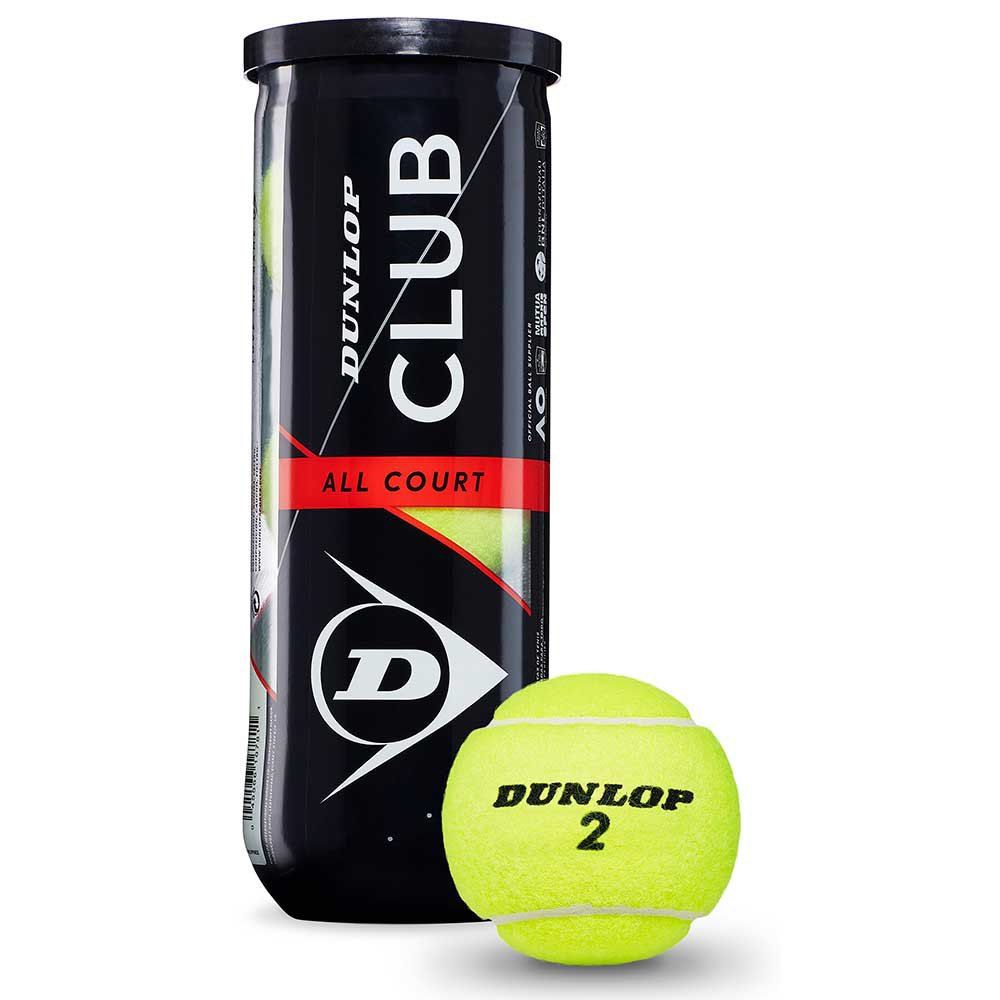Tube de 3 balles de tennis Dunlop Club