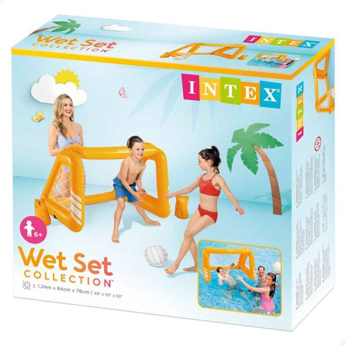 Ensemble De Cage De But Amusant 140x89x81 Cm Intex