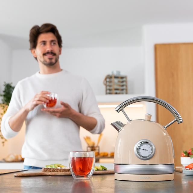 Cecotec Thermosense 420 Bouilloire 1,8 L 2200 W Beige