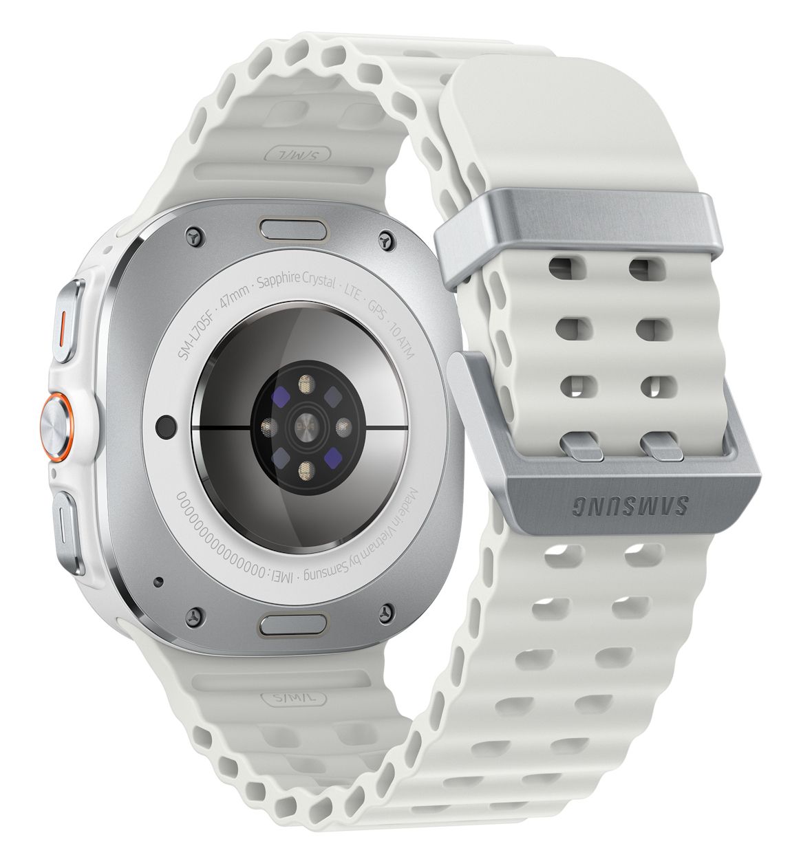 Samsung Galaxy Watch Ultra 3,81 Cm (1.5") Amoled 47 Mm Numérique 480 X 480 Pixels Écran Tactile 4g Blanc Wifi Gps (satel