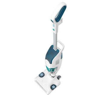 Rowenta Clean & Steam Revolution Ry7777 Aspirateur Balai Secteur Sec&humide Sans Sac 0,3 L 1500 W Blanc, Bleu