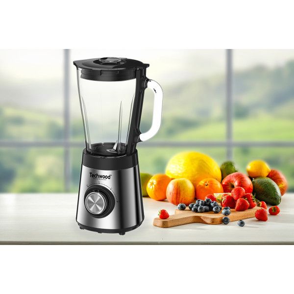Blender inox-verre - 1,5L - 500W