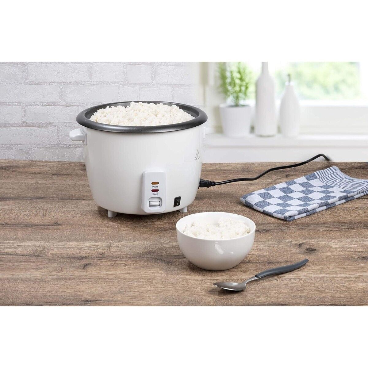 Cuiseur À Riz 1.8l 700w Cuiseur Vapeur Rice Cooker Gobelet Mesure + Spatule À Riz Alp