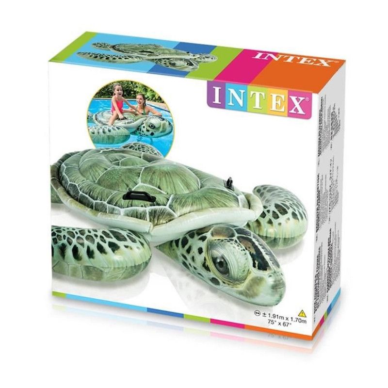 Intex Bouee Gonflable Tortue De Mer A Chevaucher - Jeux De Piscine