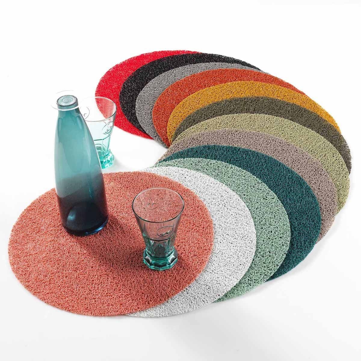 Set De Table Rond "tortilla" 38cm Menthe