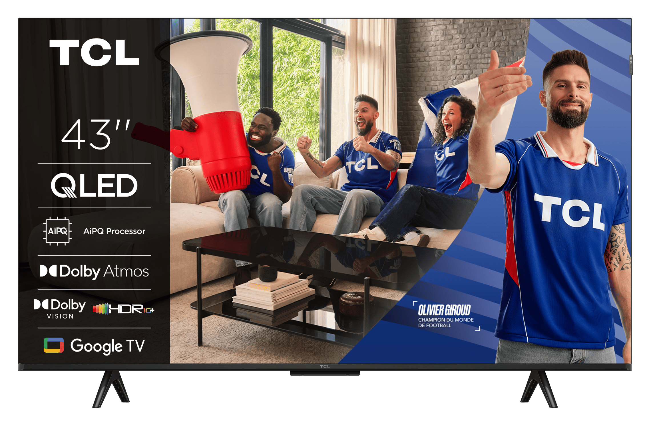 TV QLED 4K 43'' (109,2 cm) 43P7K TCL