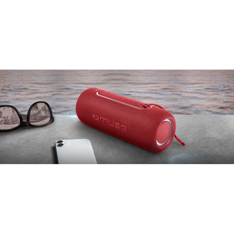 Enceinte Sans Fil Muse M 780 Btr Bluetooth Rouge
