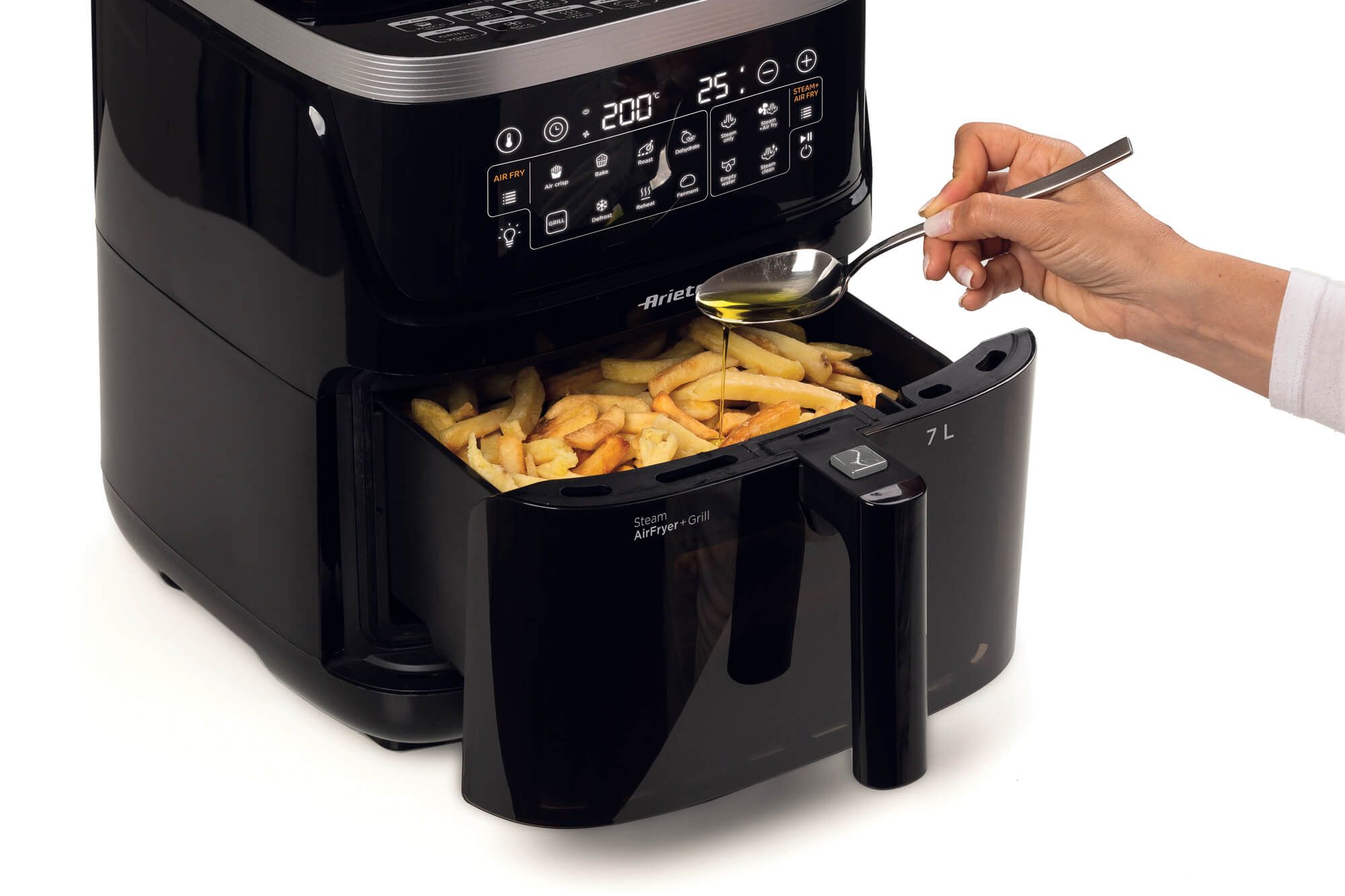 Ariete 4636/00 Unique 7 L Autonome 1700 W Friteuse D’air Chaud Noir