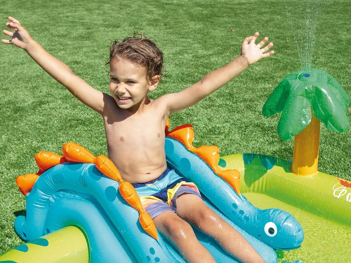 Piscine Gonflable Intex 57166np Vinyl Oval 1.52x1.91m H58cm