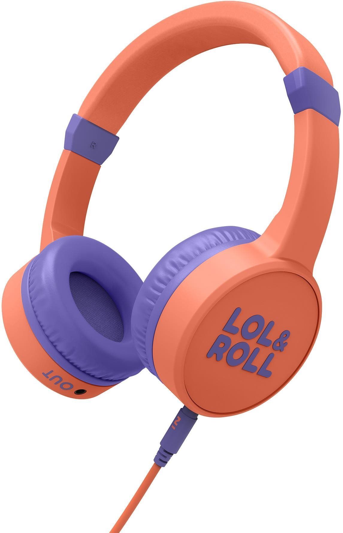 Energy Sistem Casque LOL&ROLL Pop Kids Orange pour Enfants
