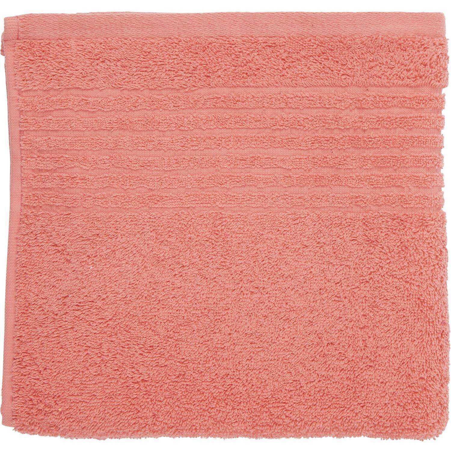 Serviette de toilette Corail 100% Coton 50x90cm Bath TEX HOME
