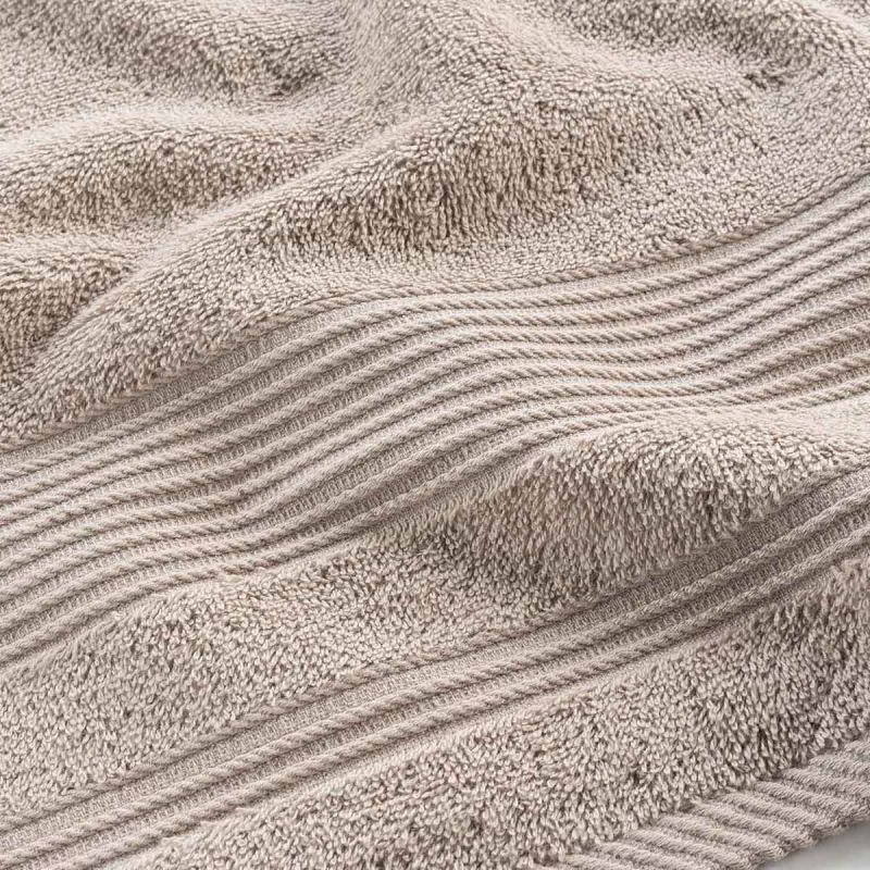 Paris Prix - Drap De Douche "tendresse" 70x130cm Taupe