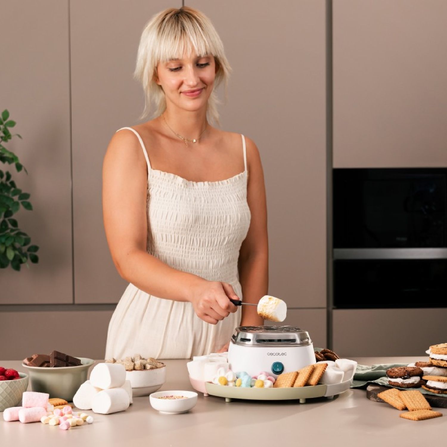 Cecotec Machine Pour Faire Griller La Guimauve Fun&sugar Marshmallow