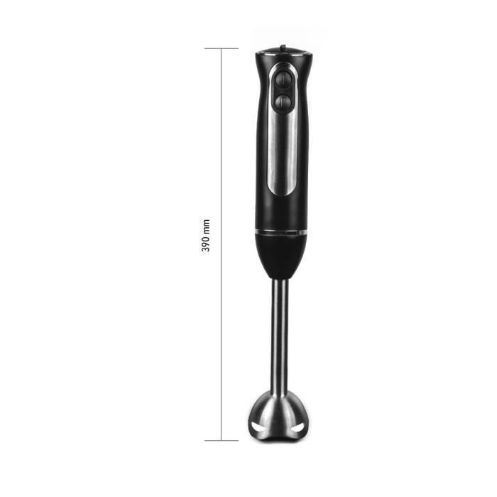 Mixeur Plongeant Speed Inox 600 - 600 W - Noir Et Inox