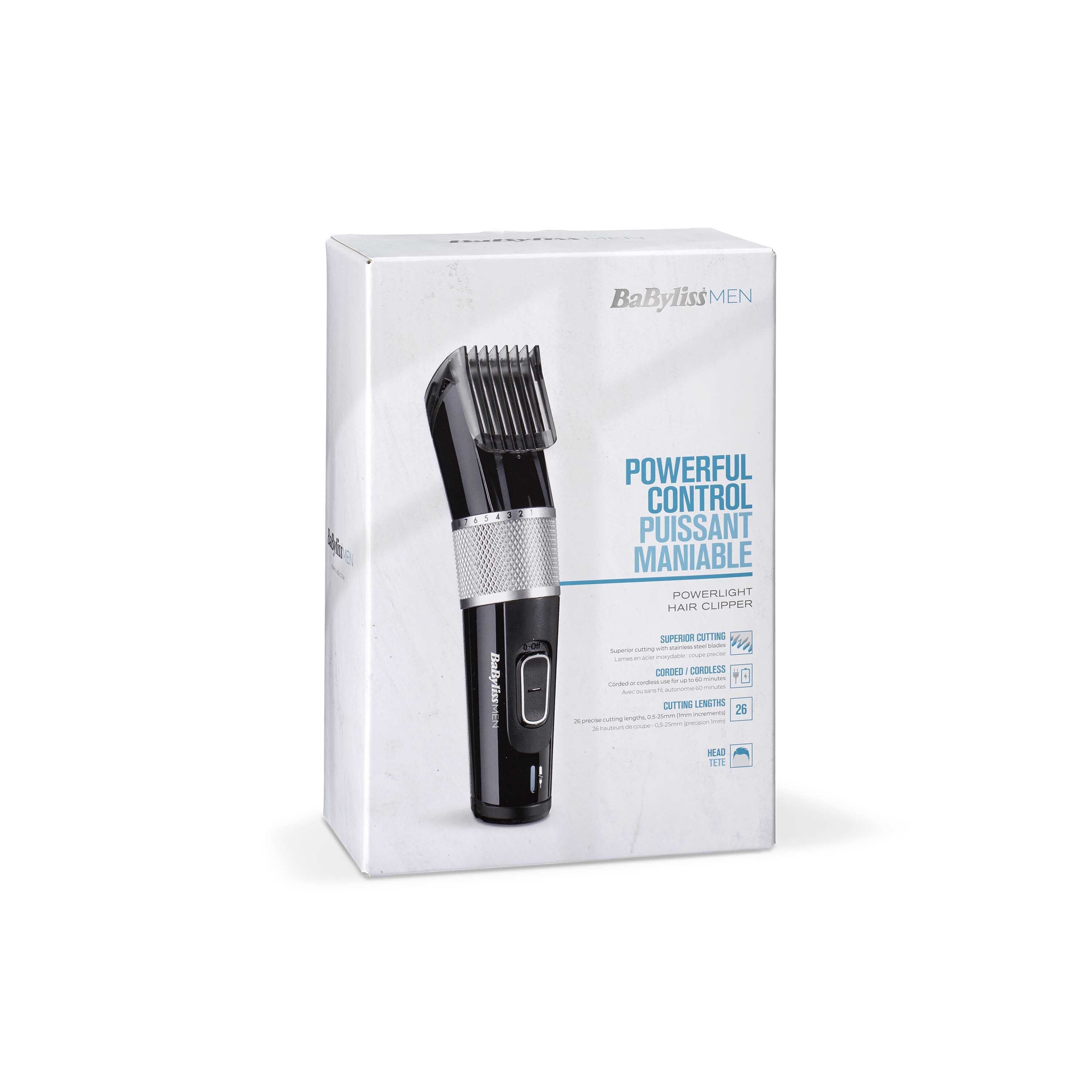 Babyliss Power Light Noir, Argent 26 Hybrides Nickel-métal (nimh)