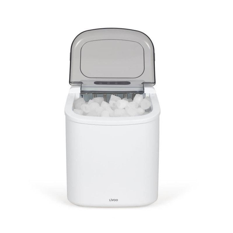 Machine À Glaçons 150w 12kg/24h Blanc Livoo Dom484