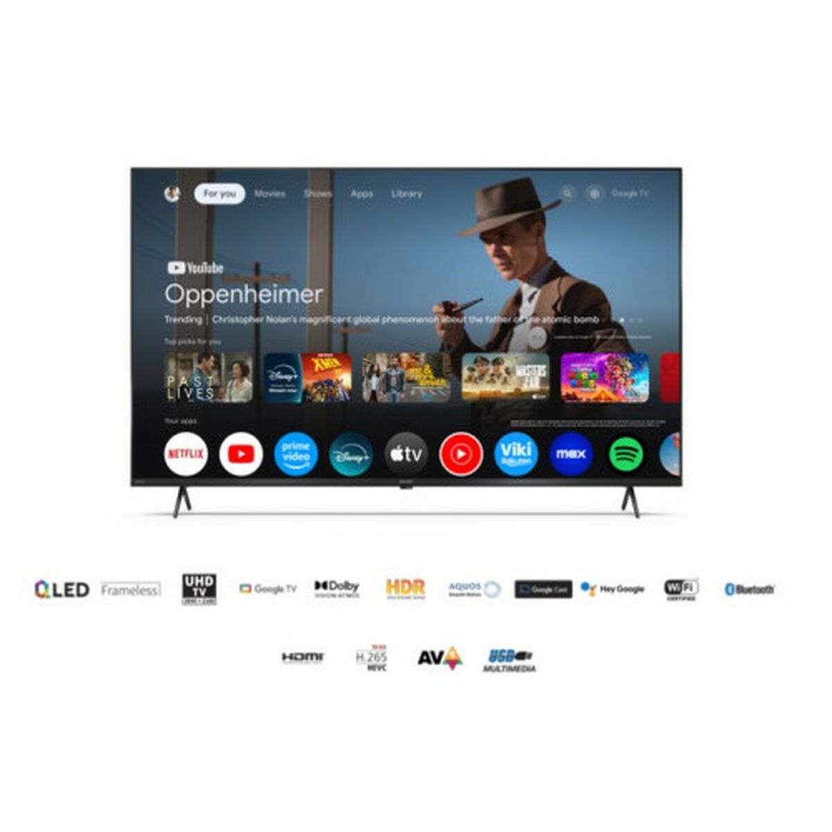 Tv Intelligente Sharp 50hp5265e 50" Led 4k Ultra Hd
