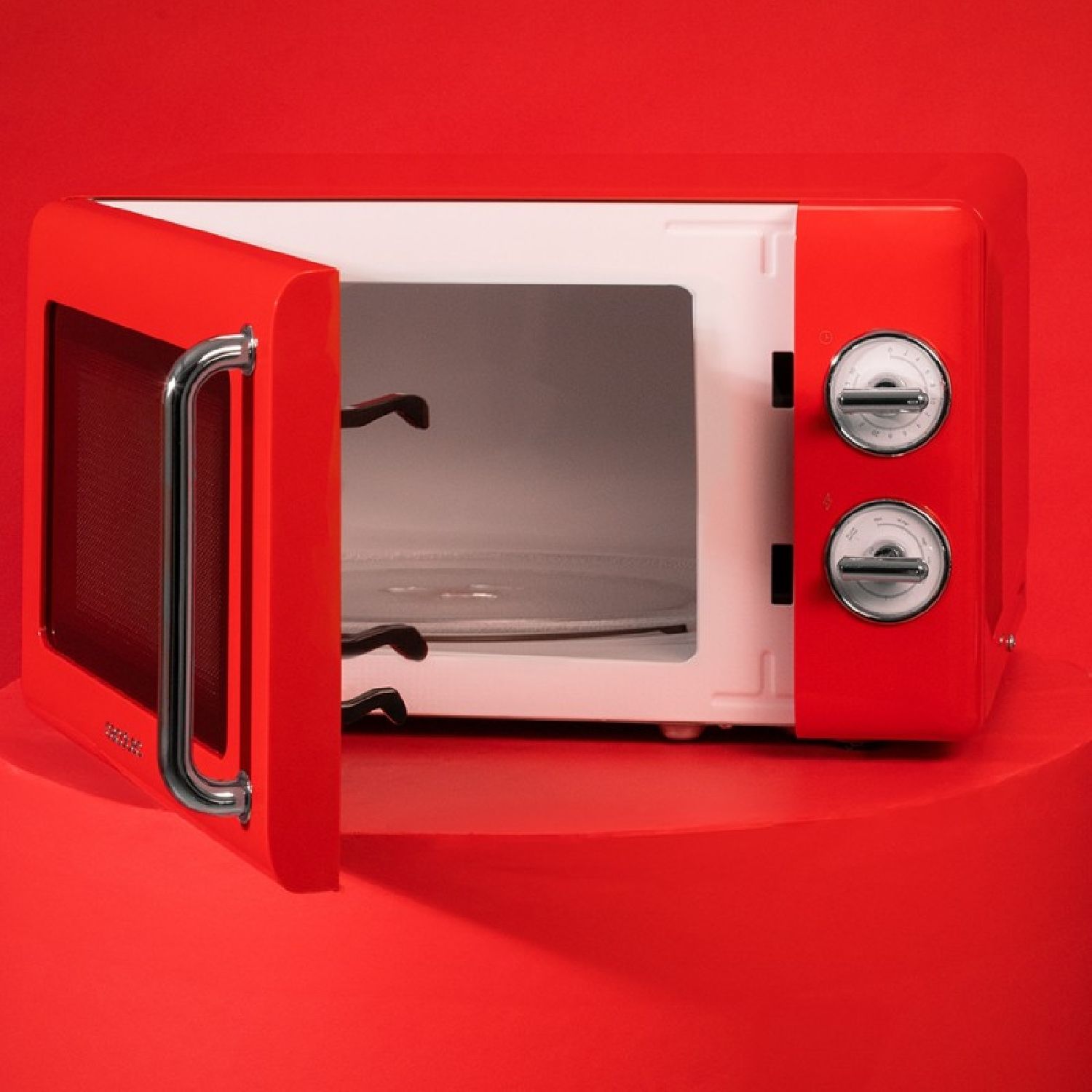 Micro Rouge Micro-ondes Cecotec Proclean 3010 Retro Rouge 700 W 20 L | Smartstore ...